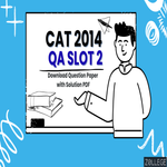 CAT 2014 QA Slot 2 Questlion PAper with Solutions